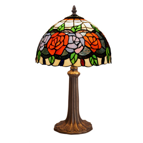 Foma Tischlampe mit 20 cm Durchmesser Lampenschirm Rosy-Serie