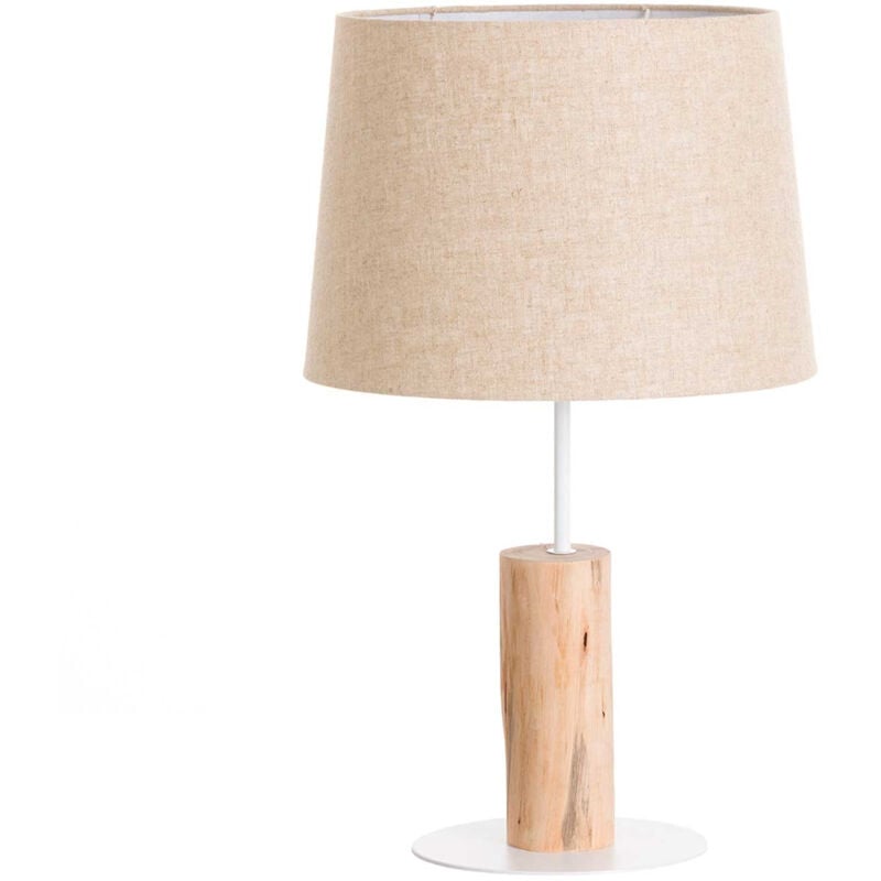 Orion91 - Pristino Lampe à poser naturelle 35x35x58cm 7hSevenOn Deco