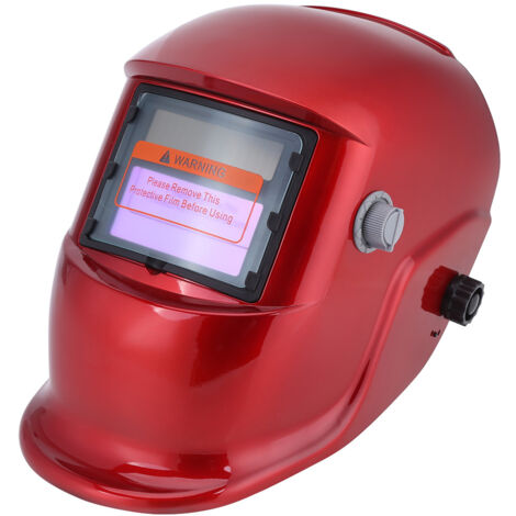 Fonctionne à l'énergie solaire Auto Assombrissement soudeur Masque de soudure protection du visage pour arc TIG MIG broyage Plasma de coupe avec un Abat-jour réglable Gamme DIN9-13