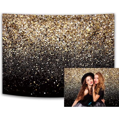 Fond à paillettes, ciel étoilé brillant, décor abstrait pour mariage, K