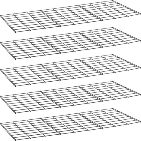 Tablette TOOLCRAFT TO-10187136 (l x P) 900 mm x 400 mm métal noir