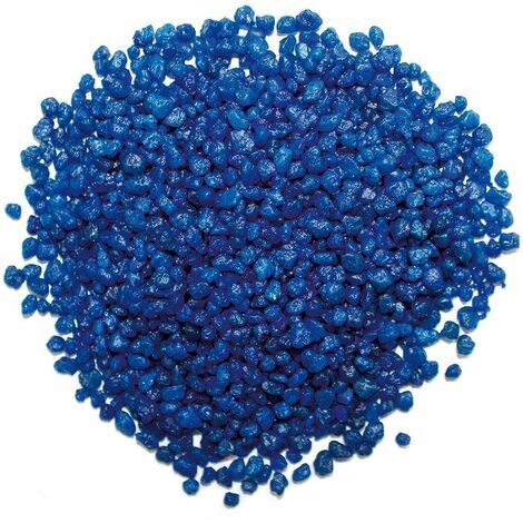 Fond d'aquarium en quartz céramique bleu 1 kg
