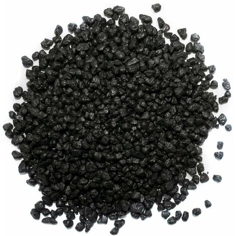 Fond d'aquarium en quartz céramique noir 2,5 kg