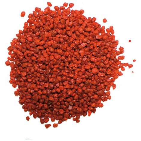 Fond d'aquarium en quartz céramique rouge 1 kg
