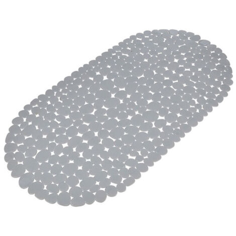 Fond de Bain Galets "Vitamine II" 36x69cm Gris Clair