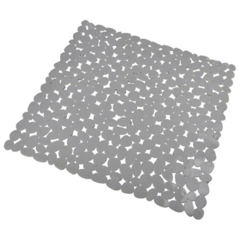 Fond de Douche Galets "Vitamine II" 52x52cm Gris Clair