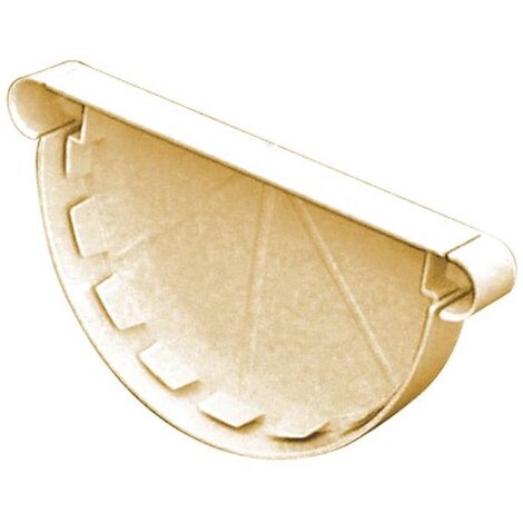 Fond de gouttière PVC 33 - sable - First Plast