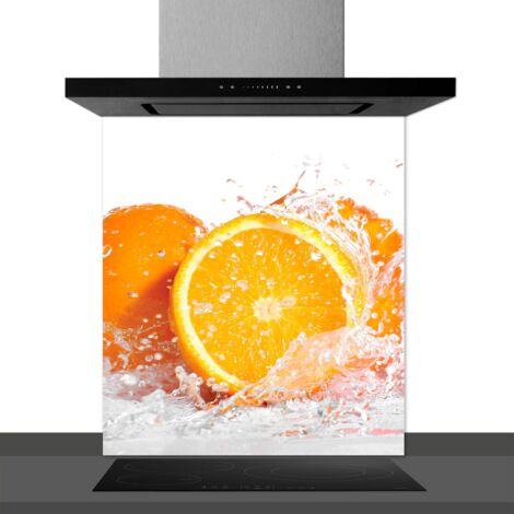 Fond de hotte décorative, oranges et vitamine orange 60x70 Fond de hotte