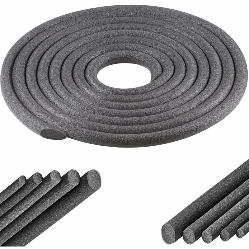 Cyclingcolors - Fond de joint torique en mousse isolation thermique phonique rond Cordon Etanchéité Polyéthylène Fenêtre Terrasse Seuil Porte, Ø20mm