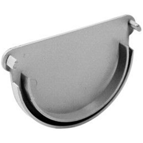 Fond de naissance et gouttière PVC 16 - gris - First Plast