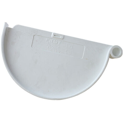 Fond de naissance gouttières PVC 25 - blanc