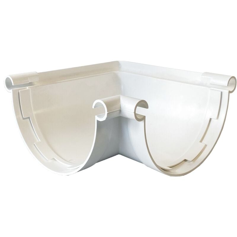 Angle universel int/ext à coller gouttière 33 blanc