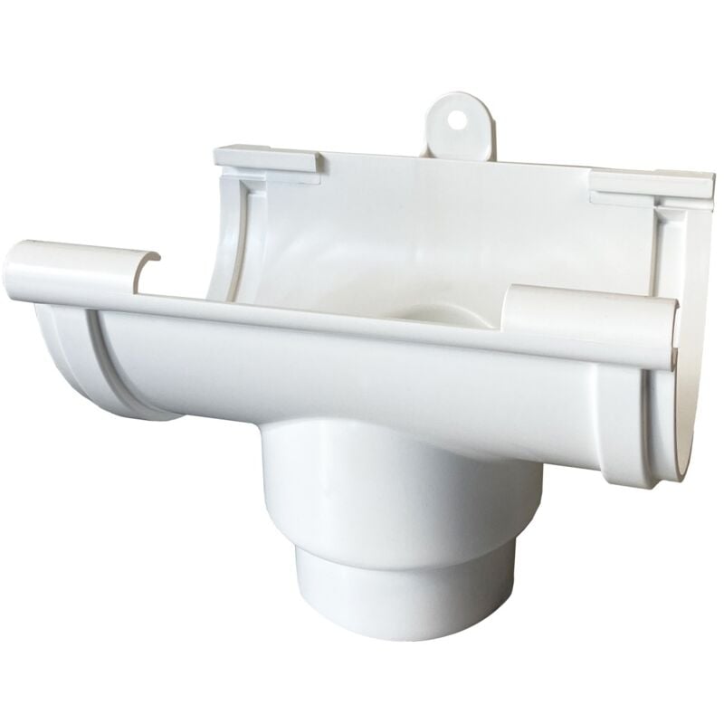 First Plast - Naissance centrale supp gouttière de 33 sortie Ø100 blanc