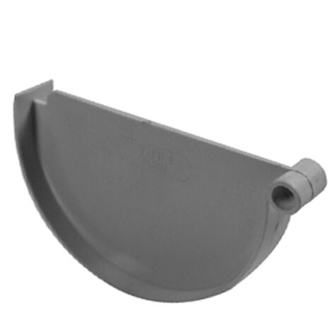 Fond de naissance pour gouttières PVC 25 - gris - First Plast