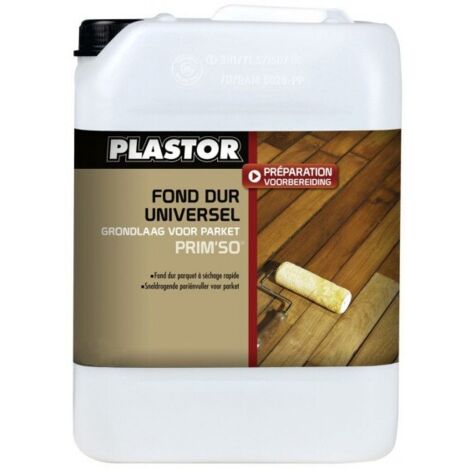 Fond dur universel 1L – Compatible vitrificateurs Plastor – Séchage rapide – Application rouleau ou spalter – 10m²/L