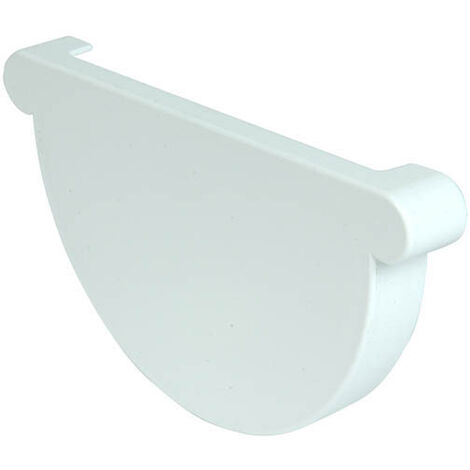 Fond symétrique gouttière à coller LG33 blanc