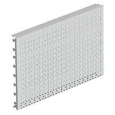 Fondale in lamiera forato mm.400h grigio ral 7035 - Misure: mm 500 l.x400 h