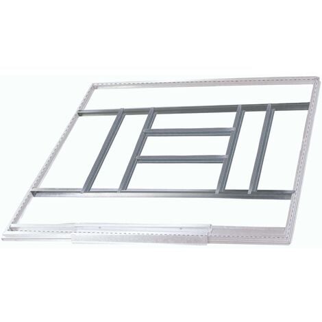 Structure métallique Gardiun pour pré-installation du plancher Abri de Jardin de 2,4 m2 - KIS14005