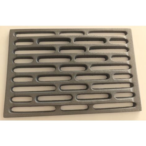 Grille à Cendres Fonte Lunaway 36,2x10 Cm - Pour Cheminée Et Poêle à Bois