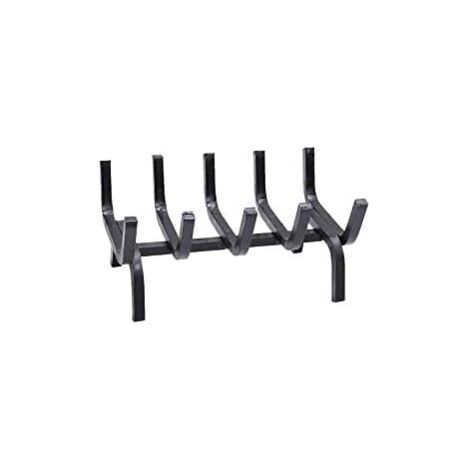 Fonderia Bongiovanni – Support à bois brasero en fer pour cheminée et barbecue – Dimensions 31x20x15 cm – Conception verticale pour meilleure oxygénation