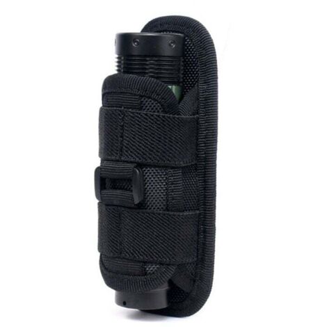 Fondina per torcia tattica KZQ, supporto per torcia elettrica, fondina da cintura, rotazione a 360°, sgancio rapido