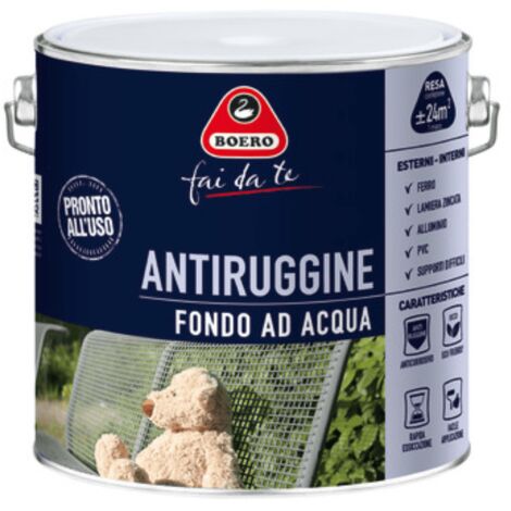FONDO ANTIRUGGINE ACQUA 2 LITRI - BOERO