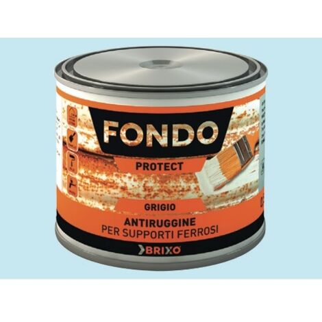 FONDO ANTIRUGGINE BRIXO PROTECT DA 0.500 LT COLORE GRIGIO