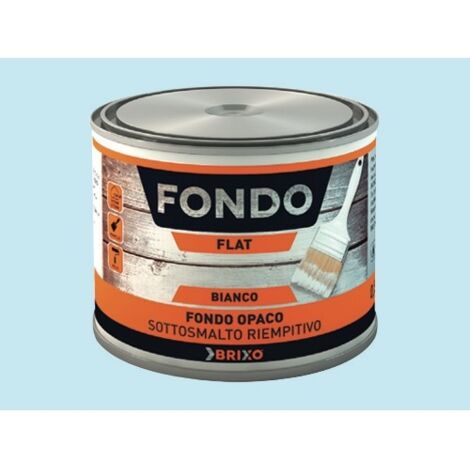 FONDO FLAT BRIXO SOTTOSMALTO RIEMPITIVO DA 0,500LT COLORE BIANCO