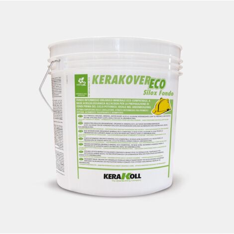 Fondo kerakover eco silox fondo per interni ed esterni 14 lt
