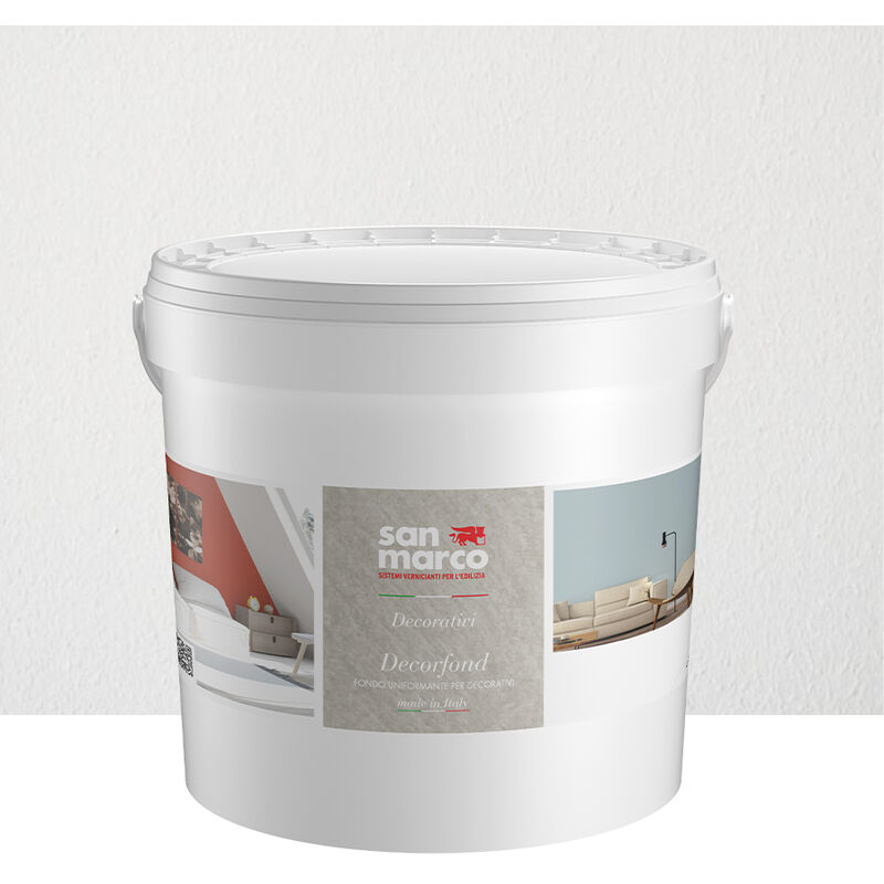 Fondo Pittura Uniformate Decorfond Bianco Lt 1