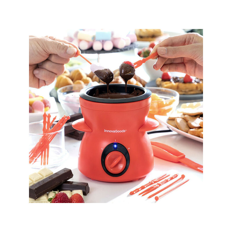 Innovagoods - Fondue au Chocolat avec Accessoires Fonlat