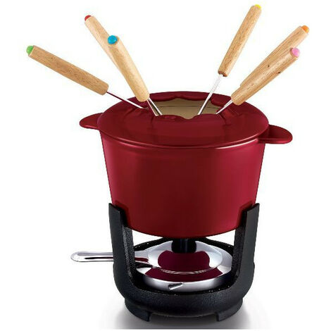 fondue de hierro fundido esmaltado 6 tenedores - 16303734 - Beka -