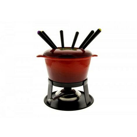 Fondue-set 6 gabeln rot - Tableandcook - hhf0255