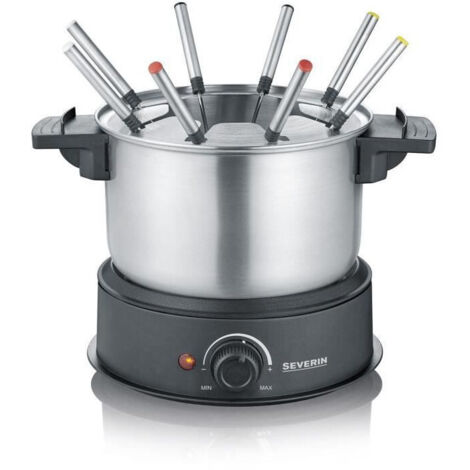 Fondue SEVERIN - FO2473 - Capacité 1,4 L - Jusqu'à 8 personnes - Thermostat réglable - 1500 W