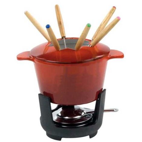 Fonduta de hierro Normandía Juego de 10 piezas Ilsa