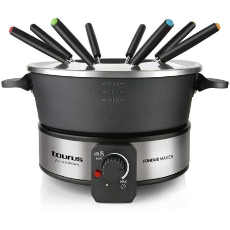 Fonduta Taurus FF2 Nero Argentato 1000 W