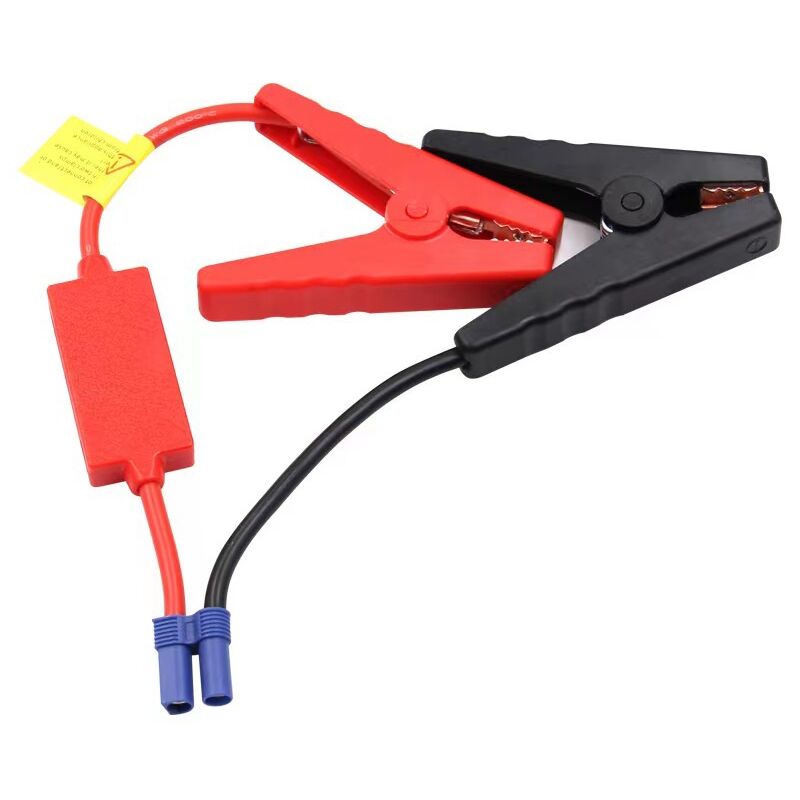Fonepro Câble de Démarrage avec pinces, Câble d'appoint avec Connecteur et Module de Charge Inverse, Fonctionne avec le Démarreur de Saut de Voiture
