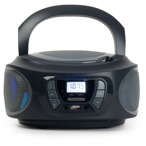 Fonestar boom-one-g grey/radio cd/4w/usb/mp3/radio player fm