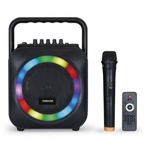 Fonestar BOX-35LED Sistema Karaoke portatile senza fili de