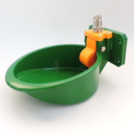 Fontaine à boire pour bétail, fontaine à boire en acier inoxydable 1pcs verte fontaine à boire automatique coupe de fluide fontaine à boire tasse à eau fontaine à boire de ferme automatique