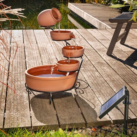 OUNONA 5 W Fontaine solaire pompe à eau piscine Panel tauc hbewä sserung pour bassin piscine de jardin terrasse Décoration 
