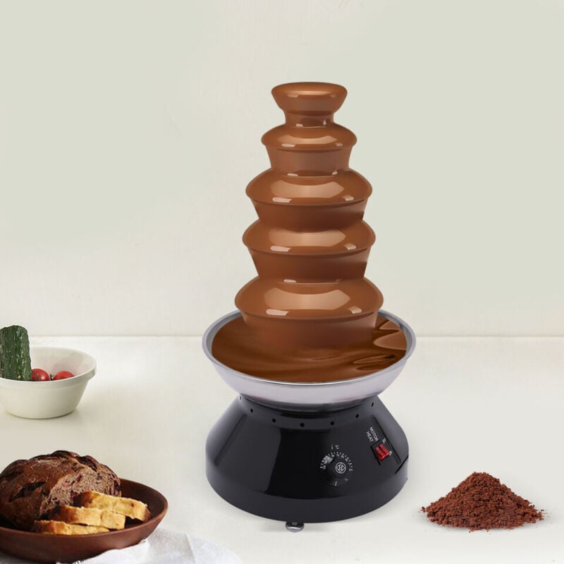 Senderpick - Fontaine à chocolat 220V Fondue à chocolat Fontaine à chocolat