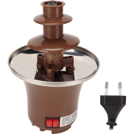 Fontaine à Chocolat Portable Mini 45W, 45℃ Chauffage Rapide, Idéale Cadeaux Maison, Prise UE 220V