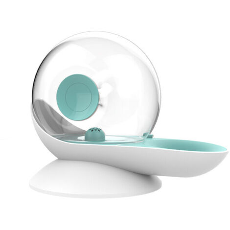 Fontaine à eau automatique pour chiens et chats, forme d'escargot, fontaine à boire par gravité pour animaux de compagnie, distributeur de bol d'eau de fontaine transparente pour chiens et chats, 2.8L