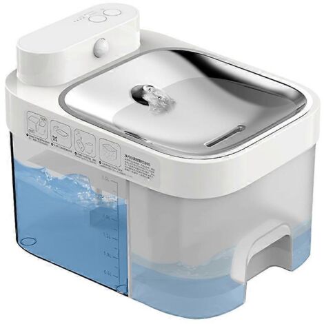 Fontaine à eau électrique pour chat, grande capacité, télécommande, silencieuse
