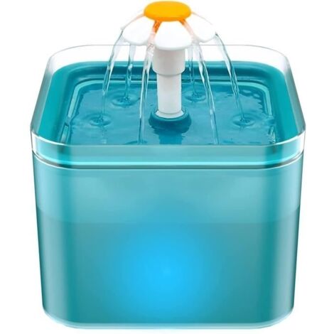 Fontaine à Eau Pour Chat - Filtre à Charbon Actif - Pompe Silencieuse