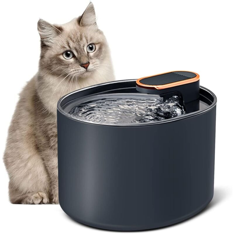 Csparkv - Fontaine à Eau pour Chat, Fontaine pour Chat et Chien 3L, Distributeur d'eau pour Chat, Fontaine à Boire pour Chat avec Filtre à Charbon