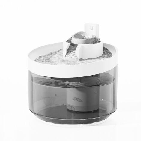 Fontaine à eau silencieuse pour chats, chiens et autres animaux de compagnie