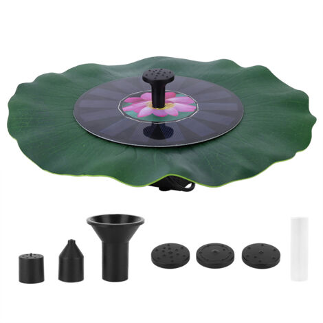 Fontaine à énergie solaire 7V 1.4W moteur sans balai pompe à eau jardin étang piscine décoration