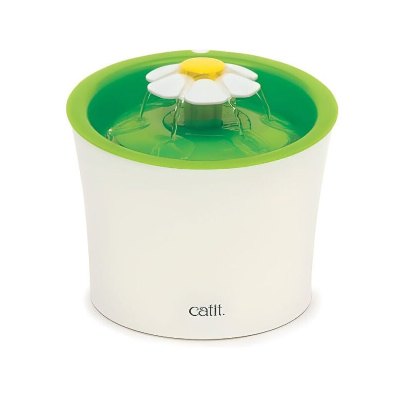 Fontaine a Fleur Pour Chat Catit Senses 2.0 - Abreuvoir de 3L avec filtre triple action